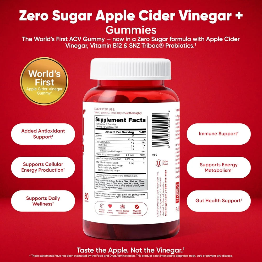 Goli Zero Sugar Multi-Benefit Gummies